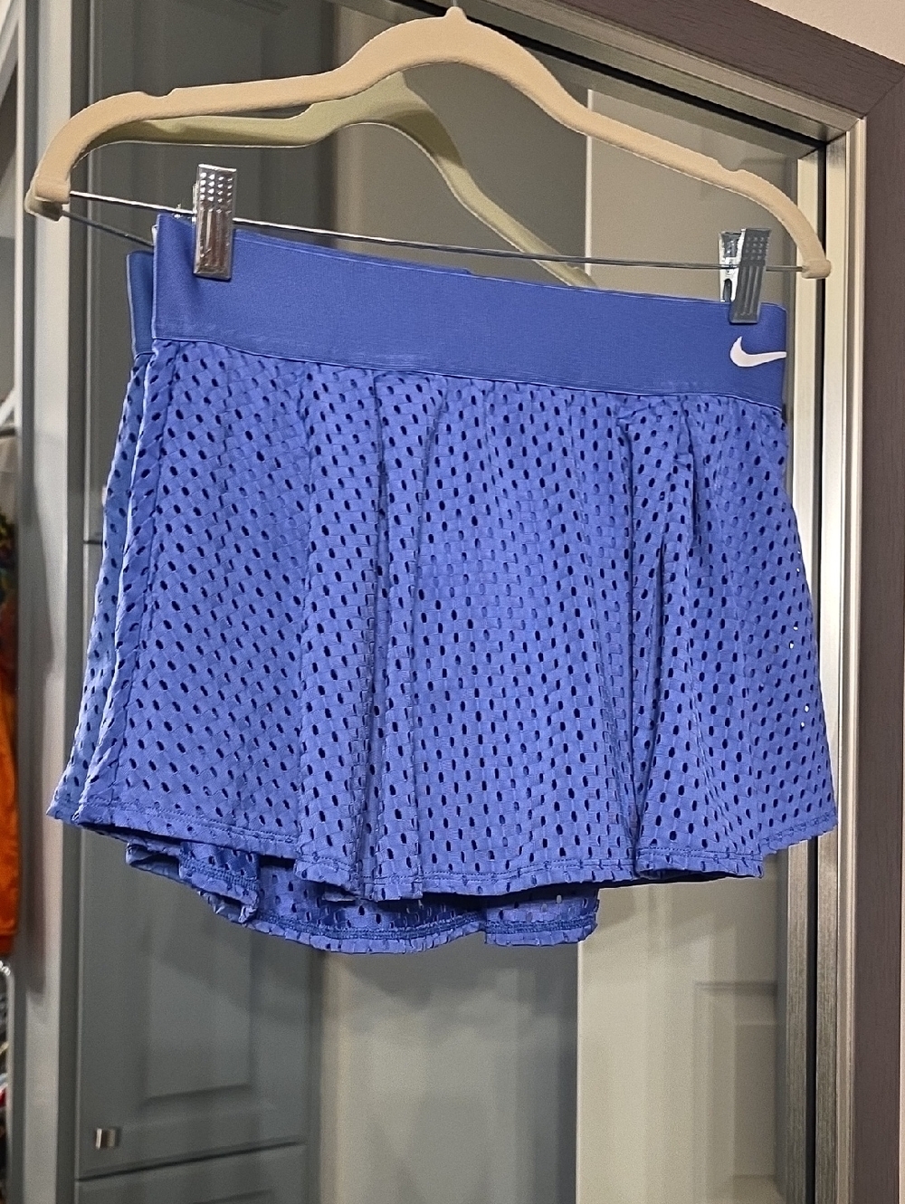 Nike Blue Perforated Athletic Skort